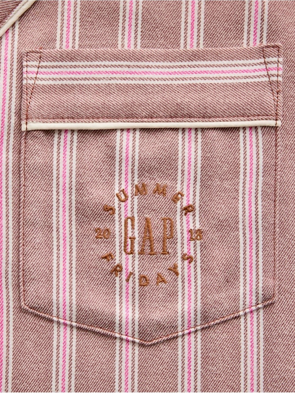 🤍 Gap × Summer Fridays Relaxed Flannel Stripe PJ Shirt & Boxers ⭐️NWT⭐️ SMALL - Picture 7 of 15